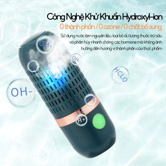 Máy rửa hoa quả khử trùng thực phẩm QH-15 công suất 8W - Hình ảnh 6