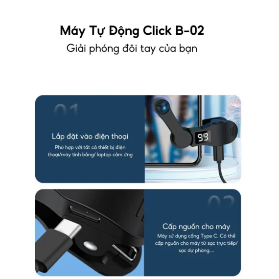 Máy Nhấp Màn Hình Tự Động B02 - Auto click tự động treo game - Hình ảnh 7