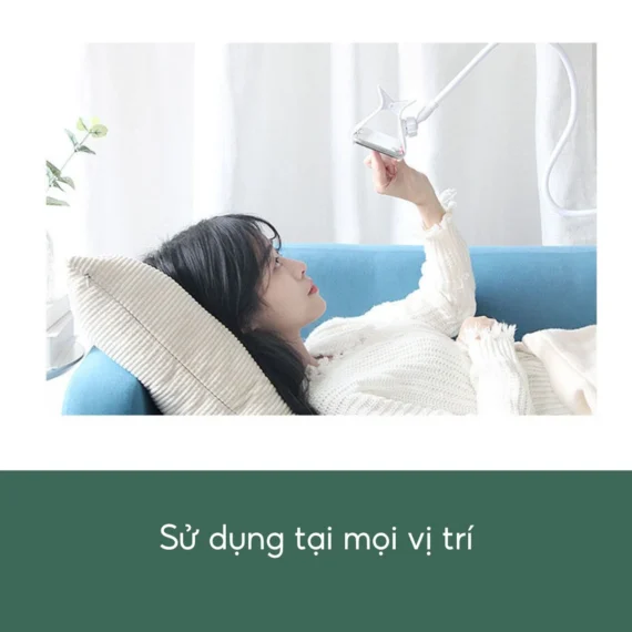 Giá đỡ điện thoại uốn dẻo xoay 720 độ có thể kẹp đầu giường, cạnh bàn - Ảnh 4