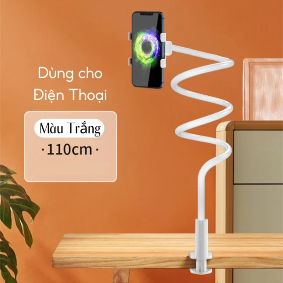 Giá đỡ điện thoại uốn dẻo xoay 720 độ có thể kẹp đầu giường, cạnh bàn - Ảnh 8