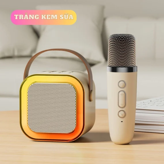 Loa Bluetooth Karaoke Mini KINYO K12 kèm mic không dây công suất 10W - Ảnh 6