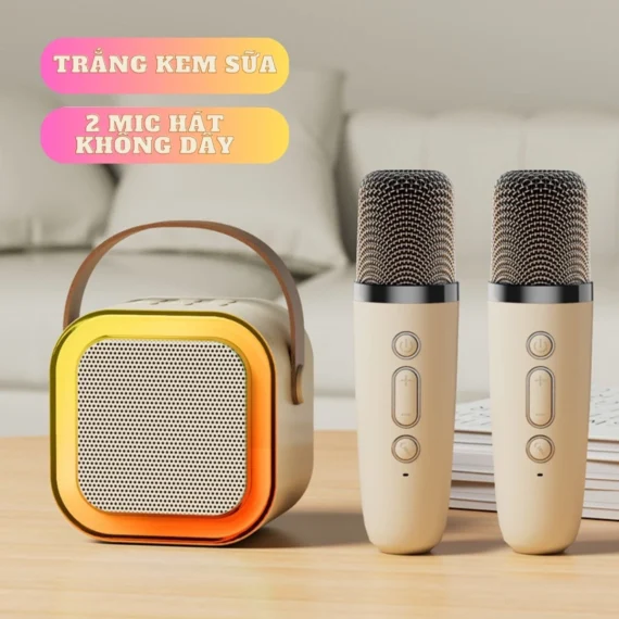Loa Bluetooth Karaoke Mini KINYO K12 kèm mic không dây công suất 10W - Ảnh 7