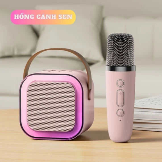 Loa Bluetooth Karaoke Mini KINYO K12 kèm mic không dây công suất 10W - Ảnh 8