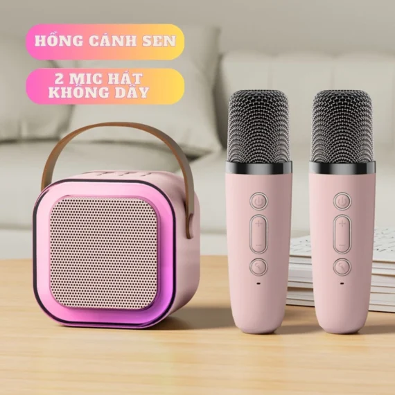Loa Bluetooth Karaoke Mini KINYO K12 kèm mic không dây công suất 10W - Ảnh 9