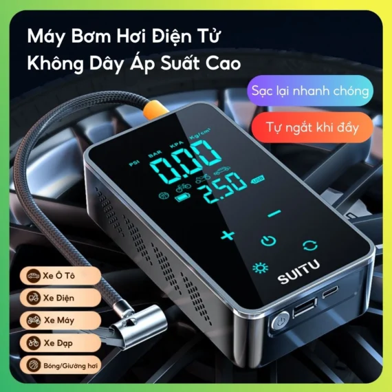Máy bơm hơi điện tử ST-9616