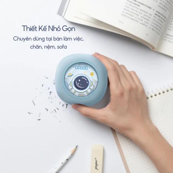 Máy hút bụi để bàn DOD-075X - Hút bụi, vụn bút chì, gôm tẩy, công suất 3W - Hình ảnh 4