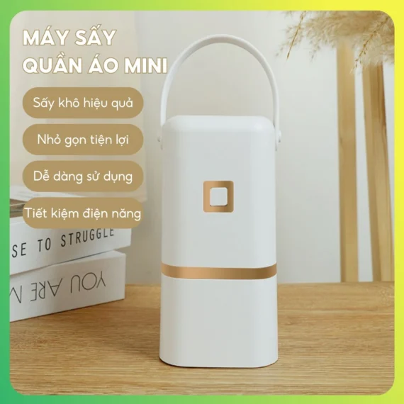 Máy sấy quần áo mini diệt khuẩn loại bỏ ẩm móc công suất 500W