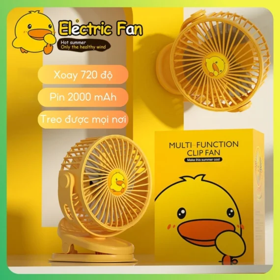 Quạt tích điện Vịt Vàng