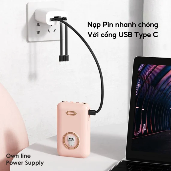 Sạc Dự Phòng CY-125 dung lượng 20000mAh 4 cổng sạc đa thiết bị - Ảnh 4