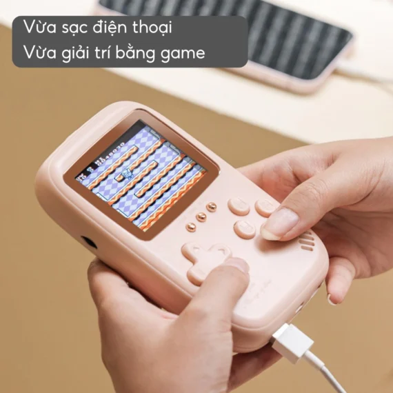 Sạc dự phòng kiêm máy chơi game 500 trò dung lượng 10000 mAh - Hình ảnh 5