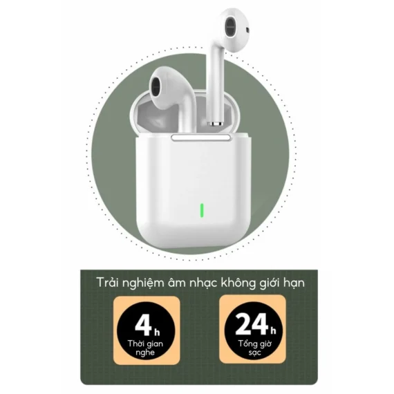 Tai Nghe Bluetooth J18 TWS tích hợp đàm thoại, âm thanh HiFi - Ảnh 3
