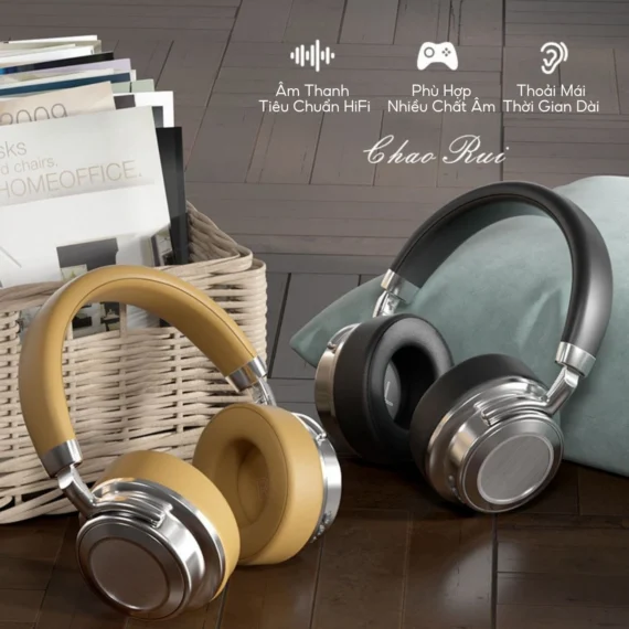 Tai nghe không dây CR-9 kết nối Bluetooth 5.4 âm thanh HiFi - Ảnh 2
