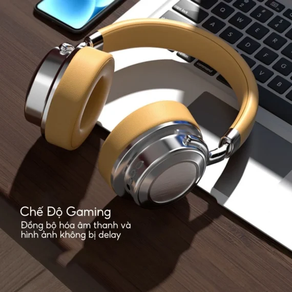 Tai nghe không dây CR-9 kết nối Bluetooth 5.4 âm thanh HiFi - Ảnh 4