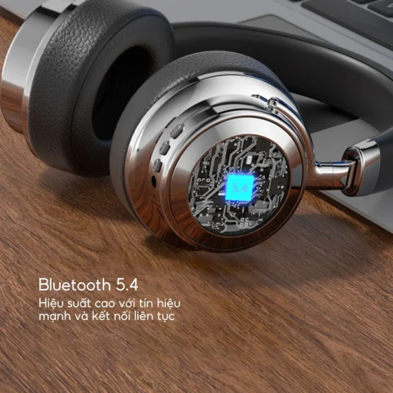 Tai nghe không dây CR-9 kết nối Bluetooth 5.4 âm thanh HiFi - Ảnh 5