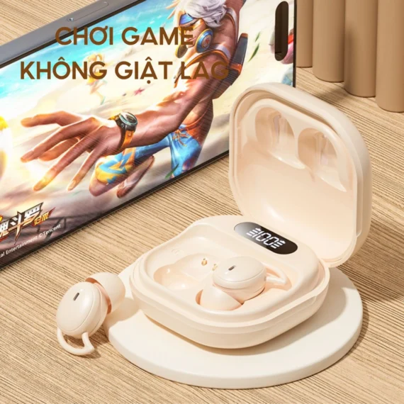 Tai nghe Bluetooth M72 giảm tiếng ồn, không áp lực lên tai khi nằm nghiêng - Ảnh 2