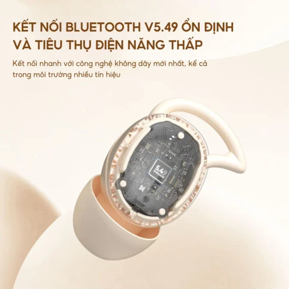 Tai nghe Bluetooth M72 giảm tiếng ồn, không áp lực lên tai khi nằm nghiêng - Ảnh 6