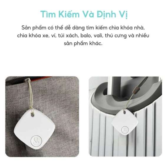 Thiết bị định vị chống thất lạc Sualio Tag S1 kết nối GPS hoạt động với Find My App - Ảnh 2
