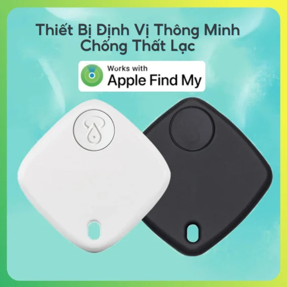 Thiết bị định vị chống thất lạc Sualio Tag S1 kết nối GPS hoạt động với Find My App
