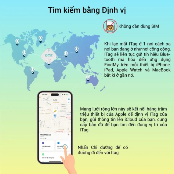 Thiết bị định vị chống thất lạc Sualio Tag S1 kết nối GPS hoạt động với Find My App - Ảnh 5